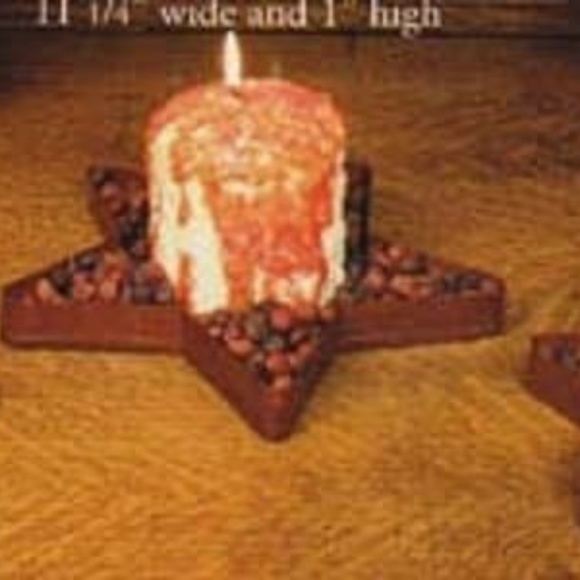 *(Set of 3) Red Metal Star Nestled Candle Pans #811112R (NWT) 50% OFF SALE - Picture 2 of 2